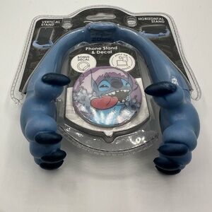 Disney Stitch Blue Phone Holder with bonus Decal